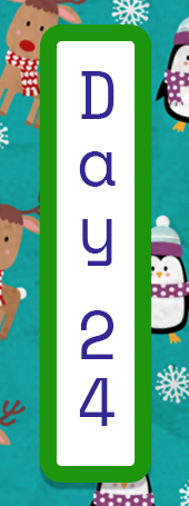 Gift box for day 24.