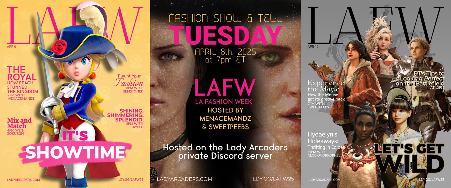 Lady Arcaders Fashion Week Ads